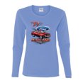 thumbnail image 2 of Wild Bobby, 1977 Ford Motors 77 Mustang Silhouette, Cars and Trucks, Women Graphic Long Sleeve Tee, Light Blue, X-Large, 2 of 4