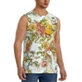 thumbnail image 2 of Kdxio Ducks and Flowers for Men's Muscle T-shirt,Sleeveless for Workout Running Athletic Gym Lounge Casual, 2 of 7