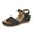 2628-Black, variant on SHIBEVER Women's Summer Sandals Hollow Out Ankle Strap Low Heel Wedge Sandal Comfortable Outdoor Platform Sandals Black