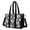Black Paw, variant on Teacher Tote Bag,Black Dog Puppy Paw Teacher Utility Tote Bag,Large Work Tote Bags for Women with Multiple Pockets,Top Zipper Closure,13.8x10.6x6.7 Inch