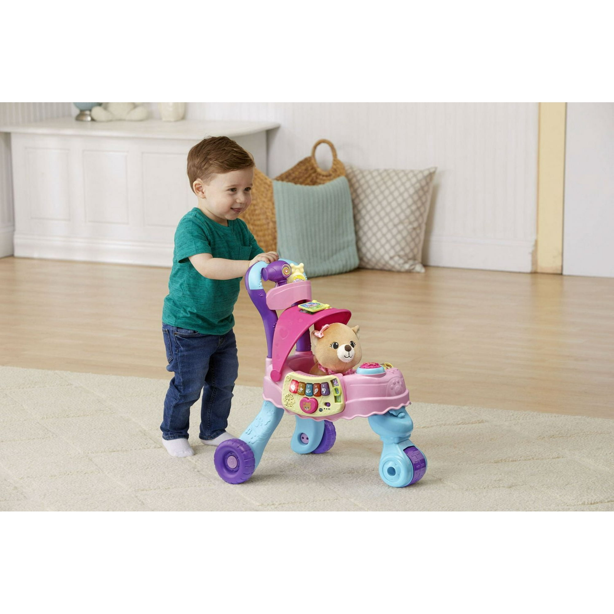 Cutie Paws Puppy Stroller Push Along Pet Carrier Vtech VTech Cutie