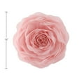 thumbnail image 6 of JWH Throw Pillow Decorative Soft Round Pillows 3D Accent Flower Pillows Handmade Cushion for Bed Sofa Home Bedding 12 Inch Bright Pink, 6 of 12