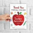 thumbnail image 3 of Teacher Appreciation Card - Bulk for for Teacher’s Day Celebrations and Year-Round Gratitude, 3 of 5