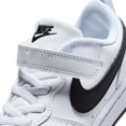 thumbnail image 2 of Nike Court Borough Low Recraft PS Sneaker, 2Y, White, 2 of 6