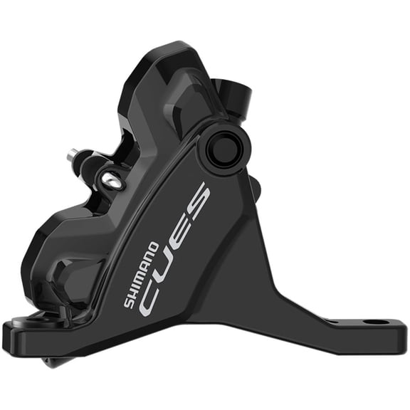 Shimano CUES BR-U6030F Hydraulic Disc Brake Caliper - Front, Flat Mount, Resin Pad, Black