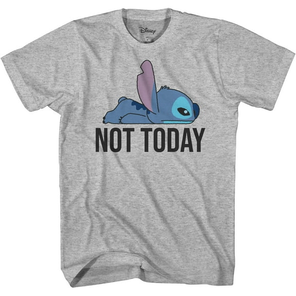 Disney Lilo And Stitch Not Today Mood Adult T-Shirt 2XL