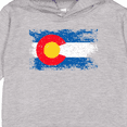 thumbnail image 3 of Inktastic Colorado Flag Distressed Look Toddler Hoodie, 3 of 4