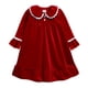 thumbnail image 1 of Conjuntos de pijamas navideños para niños, niñas y niños, ropa de estar por casa, pijamas para bebés, ropa de vestir de terciopelo suave de invierno rojo con encaje a juego para toda la familia, 1 of 5