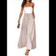 thumbnail image 1 of Pantalones Casuales de Cintura Alta para Mujer, de Color Liso, Largos y Anchos, con Bolsillos, para y Otoño. Albaricoque S, 1 of 10