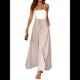 thumbnail image 1 of Pantalones Casuales de Cintura Alta para Mujer, de Color Liso, Largos y Anchos, con Bolsillos, para y Otoño. Albaricoque L, 1 of 10