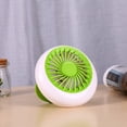 thumbnail image 1 of Ventilador eléctrico portátil recargable por USB de 3 velocidades - Blanco, 1 of 5