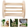 thumbnail image 3 of Hamster Grass Rack Cage Hay Holder Wood Hay Container Cage Hay Feed Tool, 3 of 8
