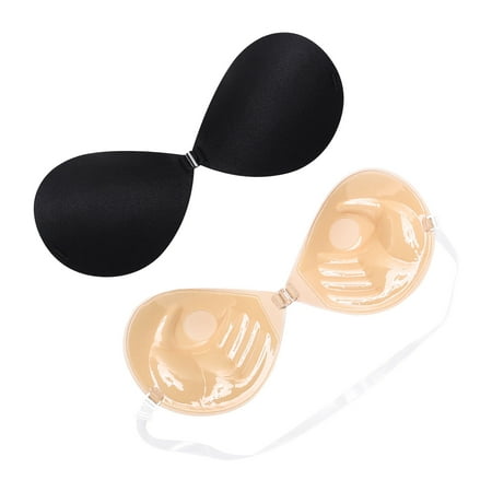 2 Pcs Chest Stickers Adhesive Bras for Women Invisible Good Non-slip Lady s Lingerie Band Strapless