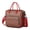 Red-17, variant on Bohemian Style Insulated Food Storage - Multi-Pocket Waterproof Tote for Office & Gym