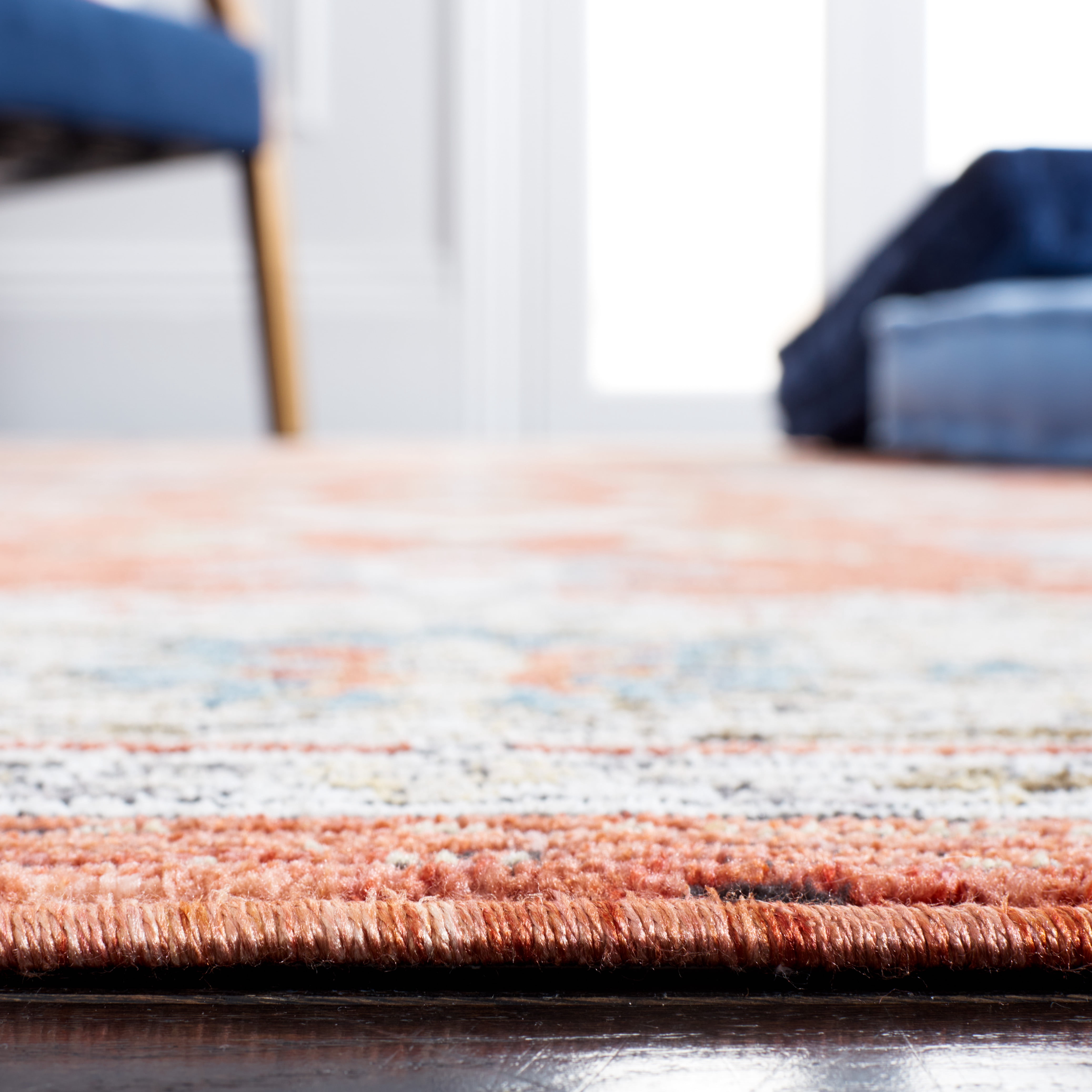 SAFAVIEH Sierra Terence Abstract Area Rug, Ivory/Rust, 7'9" x 10'5"