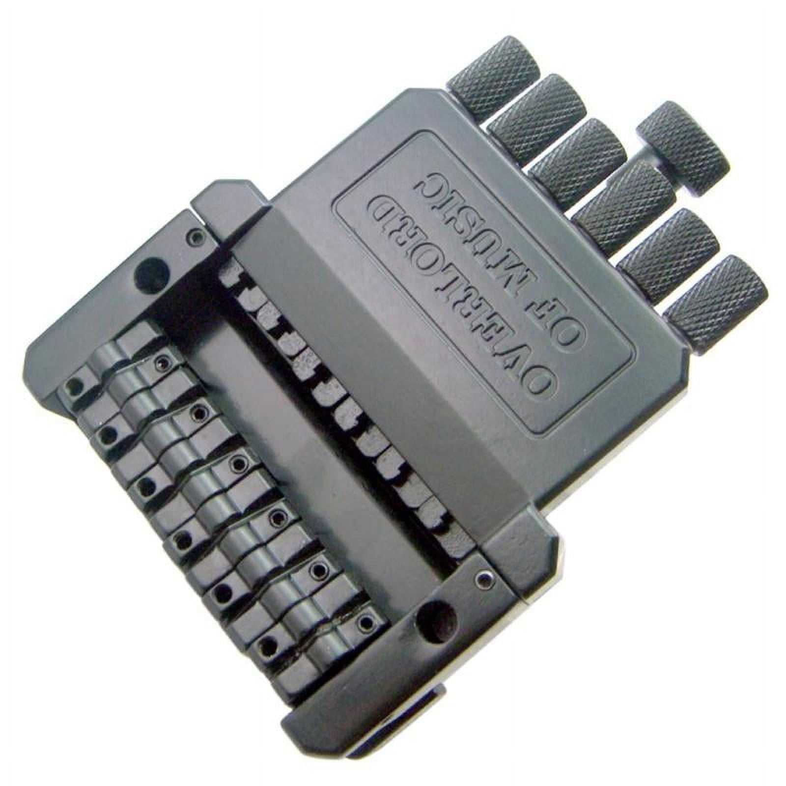 1 Set 6 String Saddle Headless Guitar Bridge Tailpiece for Electric Guitar Parts Replacement