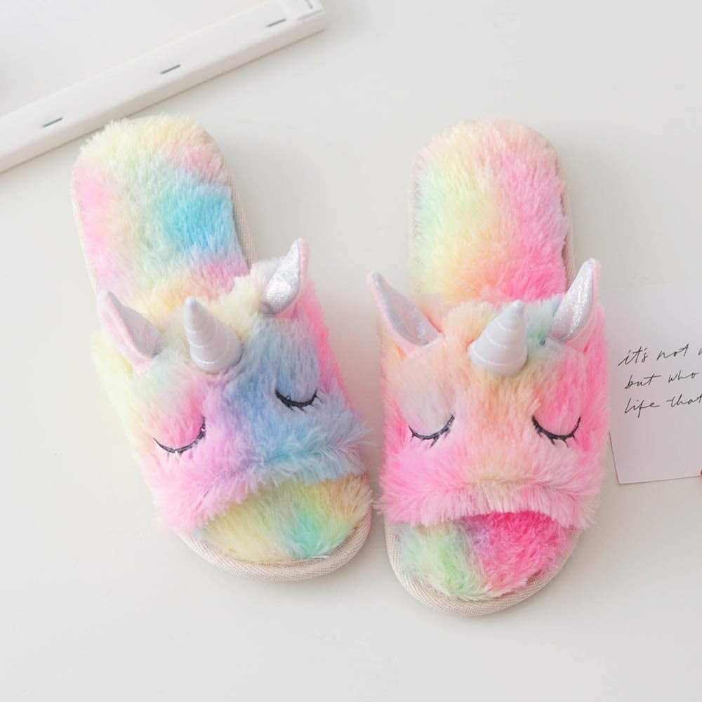 Unicorn house shoes walmart outlet
