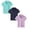 3Purple 1PCS & Navy 1PCS & Mint Green 1PCS, variant on lnmuld 2 Pack Girls Solid Color Athletic Polo Shirt Breathable Workout Top Comfortable Casual Tee for Kids Play Sports Size:13-14 Years