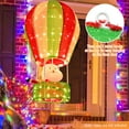 thumbnail image 5 of Costway 4.5 FT Christmas Santa Claus with Hot Air Balloon Pop-up Pre-Lit Xmas Decoration, 5 of 10