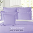 thumbnail image 4 of (4 pack) Nestl Pillow Sham Set of 2, Premium 1800 Series Double Brushed Bed Pillow Cases, Lavender, Euro 26" X 26", 4 of 6