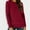 Wine, variant on VgaVtl Long Sleeve Womens Tee Shirts Ladies Plus Size Tops Basic Layering Casual Workout Red Plain Loose Tops