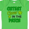 thumbnail image 4 of Inktastic Cutest Clover in the Patch with Four Leaf Clovers Boys or Girls Baby Bodysuit, 4 of 5