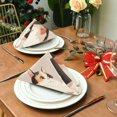 thumbnail image 3 of Napkin Satin Napkin 20*20Inchx1 Kitchen Towel Dinner Plate Towel Decorative Towel Napkin Tea Towel Suitable For Kitchen Table A Cat Eating Chips, 3 of 8