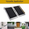 thumbnail image 2 of Yescom 2 Ft Aluminum Wheelchair Ramp Folding Mobility Scooter Anti-slip 600 Lbs Home, 2 of 9