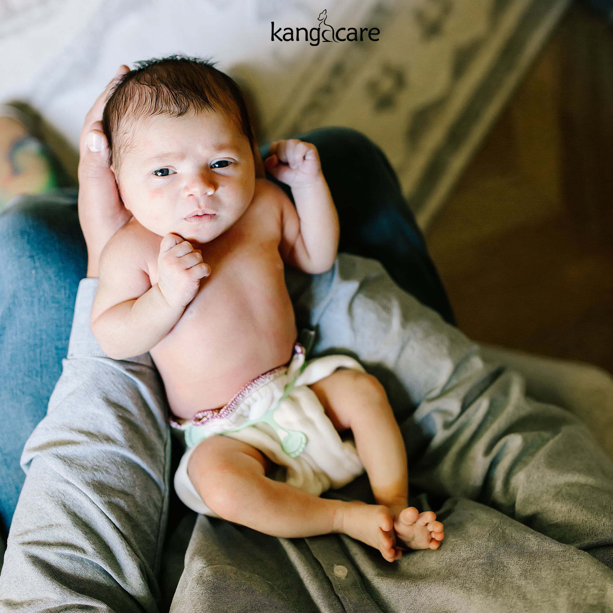 Kanga Care Reusable Unbleached 100% Cotton Prefold Cloth Diapers (6pk) - Size 1 : Newborn