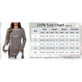 thumbnail image 7 of UVN Sweatshirts for Women Crewneck Long Sleeve Shirts Dressy Heart Patchwork Side Split Tops, 7 of 7