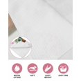 thumbnail image 6 of Easter Eggs Kitchen Dish Towels for Drying Dishes Set of 2, Pink Flowers Basket Leaves Rustic Botanical Waffle Weave Microfiber Hand Tea Bathroom Towels Quick Dry & Absorbent Towel 12x12, 6 of 7