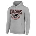thumbnail image 2 of Men's Starter Heather Gray Atlanta Falcons -80s Inspired Pullover Hoodie, 2 of 3