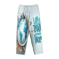 thumbnail image 4 of Balery Let's go Travel print Women's Pajama Pants,Ultra Lightweight Pjs,Lounge Pant-XX-Large, 4 of 9