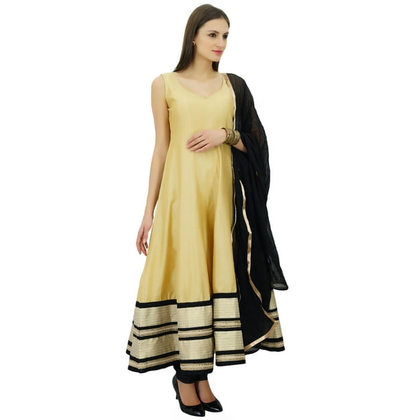 Atasi Women S Designer Anarkali Salwar Kameez Suit With Dupatta Indian Dress Walmart