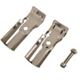 thumbnail image 3 of Set of Four T Clamps in Stainless Steel Compatible with One Inch Pipes, 3 of 5