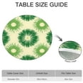 thumbnail image 6 of Green Tie Dye Round Fitted Tablecloth with Elastic Edge,Dining Table Cover Waterproof,Outdoor Round Tablecloth for Camping,Dining,Indoor and Outdoor, 6 of 7