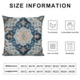 thumbnail image 6 of COMIO Ethnic Bohemian Pillow Covers Vintage Tribal Carpet Persian Pattern Throw Pillow Covers Super Soft Farmhouse Decorative Pillows for Living Room Bedroom Outdoor (Blue/Light Blue)2pc, 6 of 6