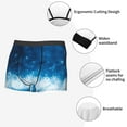 thumbnail image 6 of KLL Blue Glitter Sparkles Men's Cotton Boxer Briefs Underwear-Small, 6 of 7