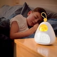 thumbnail image 5 of Reloj despertador con luz nocturna en forma de nido de pájaro, 3 configuraciones de alarma, reloj LED, 5 of 5