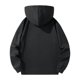 thumbnail image 4 of pstuiky camisetas de manga larga para hombre, Blusa de manga larga con capucha y cordón de color liso para hombre camisetas de hombre m, 4 of 4