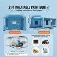 thumbnail image 2 of KFFKFF Inflatable Paint Booth, 21x13.5x9.8 ft, Includes 1100W Blower & Filtration System, Ideal for Mid-Size Vehicles & Bulky Furniture, 2 of 9