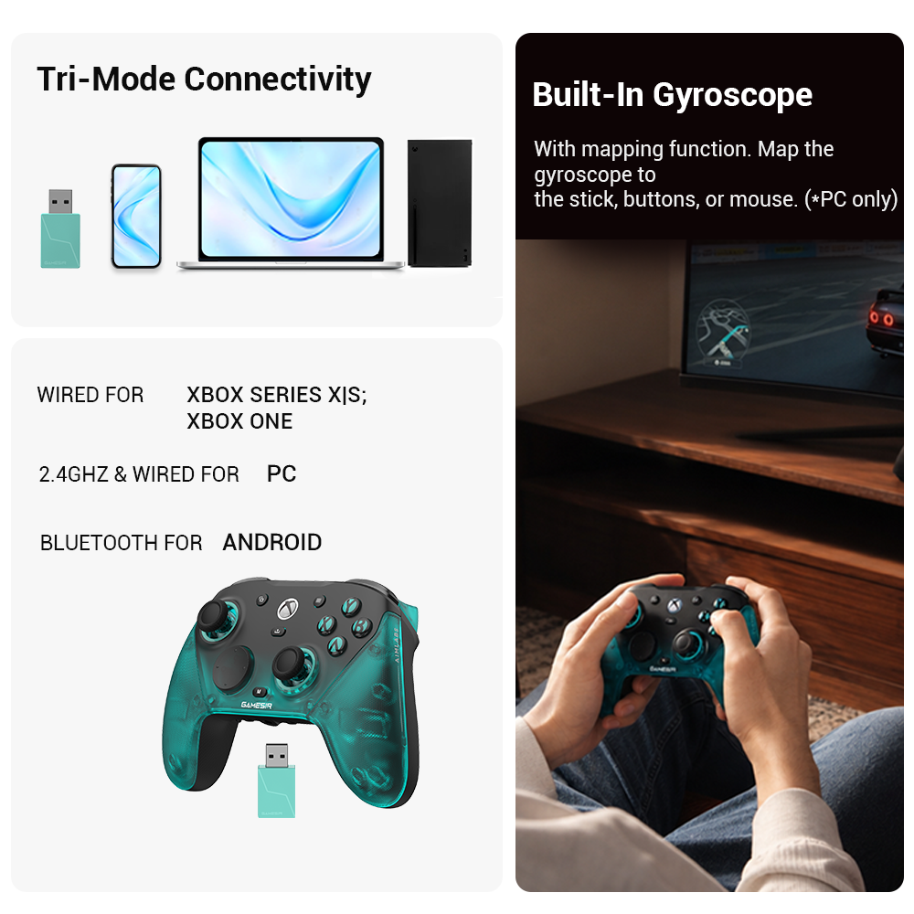 GAMESIR G7 PRO Edición Aimlabs Xbox Cableado, PC y Móvil Inalámbrico 2