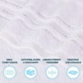 thumbnail image 4 of Superior Sadie Zero Twist Cotton Solid 3 Piece Towel Set, White, 4 of 10