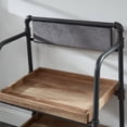 thumbnail image 6 of Furniture of America Siff 2-Shelf Bookcase, Sand Black, 6 of 7