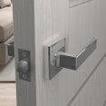 thumbnail image 6 of Crown Door Lever Chrome Passage Door Handle 2 Pack by Villar Home Designs, 6 of 8