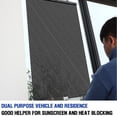 thumbnail image 4 of Floleo Suction Cup Car Window Shade, 60x40cm Retractable Sun Shade Curtain for Auto & Home, UV Protection & Heat Blocking PVC Mesh, Easy Install No Drill, 4 of 7