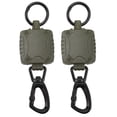 thumbnail image 2 of Porte-clés Rétractables en Métal, 2 Pcs Porte-Badge Carré Rétractable, Porte-Clés Rétractable Robuste Technologie de Pointe, 2 of 14