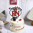 thumbnail image 3 of Cake Topper Aeryourtar felicita a la enfermera enfermera graduada, 3 of 7