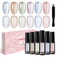 thumbnail image 1 of Set de esmaltes de uñas TWOEIGHT Silk Magnetic Cat Eye Gel 8 ml x6, 1 of 7