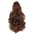 thumbnail image 2 of XIAQUJ Short Big Wave Wig Ponytail Women's High Ponytail Fluffy Short Curly Hair Wigs for Women BW1, 2 of 4